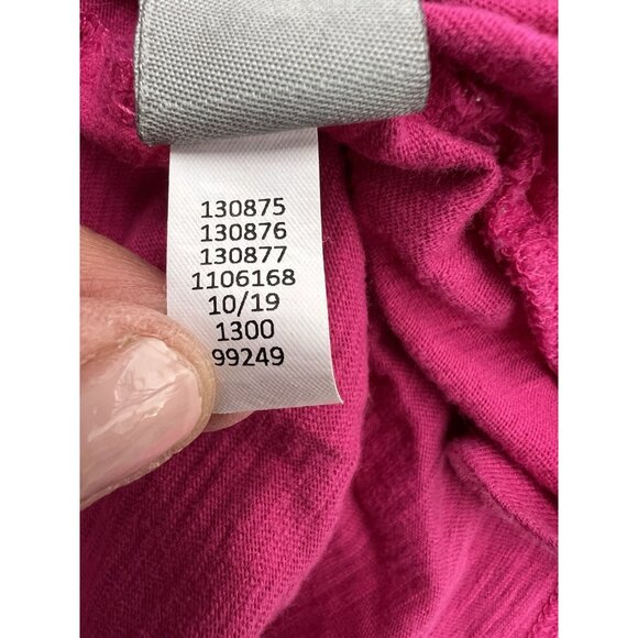 Catherine's hot pink scoop neck hearts swirls tshirt 2X boho hippie colorful - Picture 8 of 8